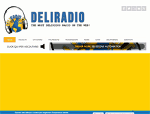 Tablet Screenshot of deliradio.it